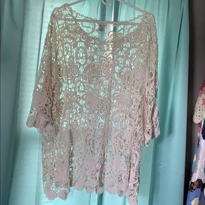 Lace coverup